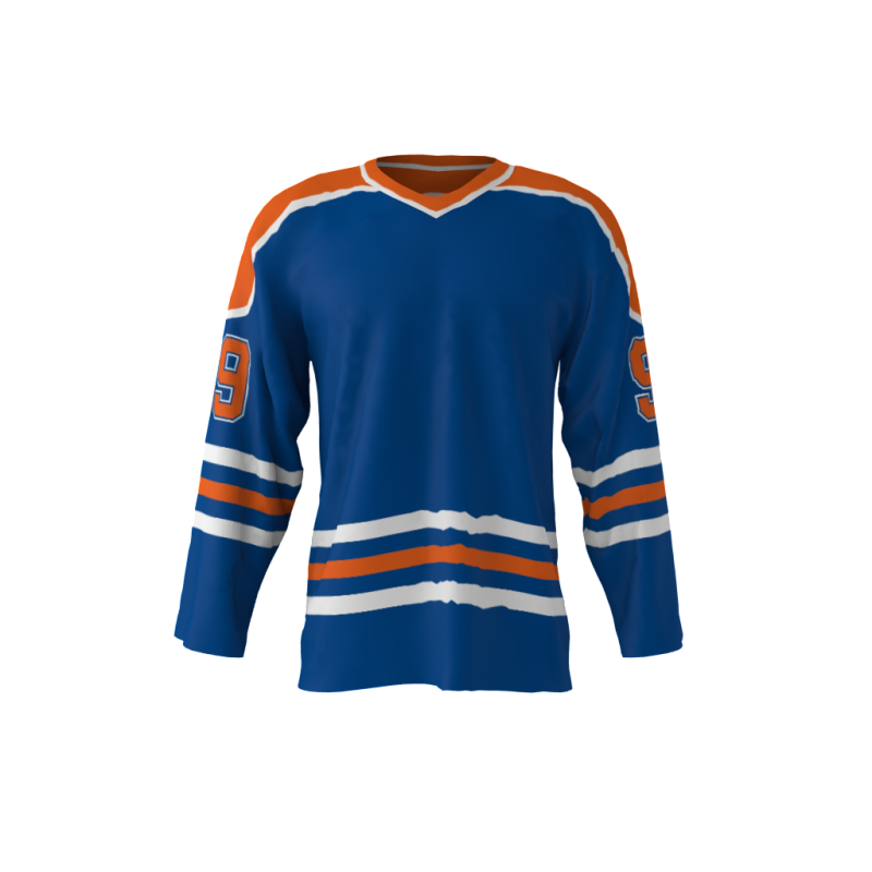 Edmonton 1982 Hockey Jersey Blue Sublimation Kings