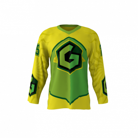 Gang Green Custom Hockey Jersey