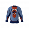 Warriors Blue Custom Hockey Jersey