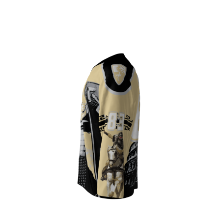 Rome Vegas Gold Hockey Jersey Left