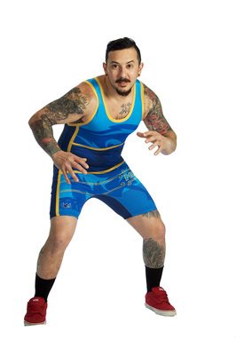 monarchs custom wrestling singlet