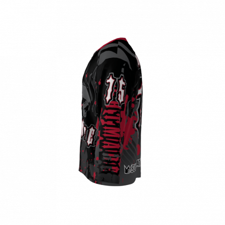 New Jersey Nightmare Black Custom Roller Hockey Jersey