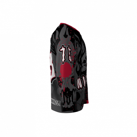 New Jersey Nightmare Black Custom Roller Hockey Jersey