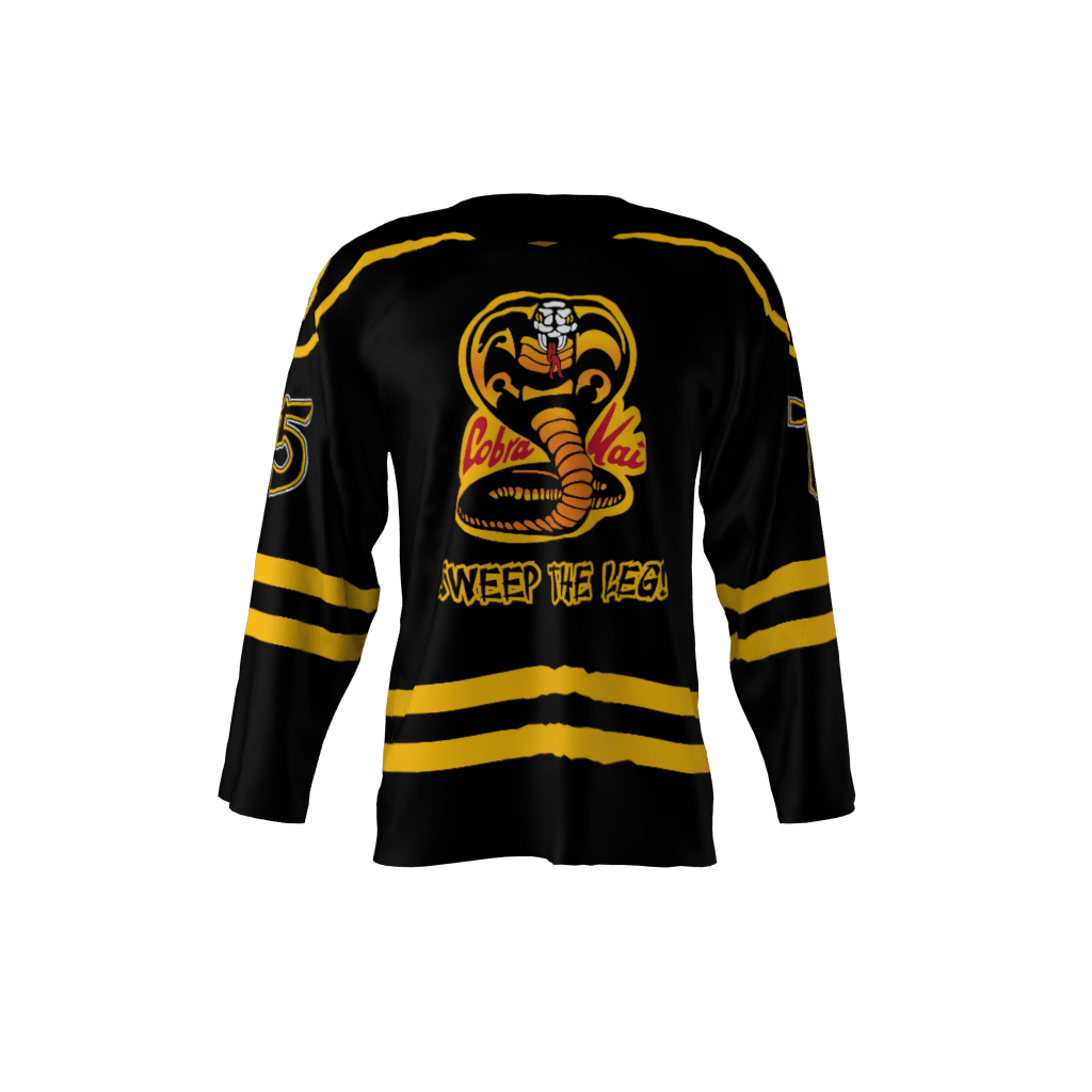 Cobra Kai Hockey Jersey Design