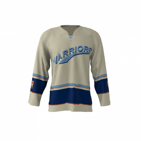 Warriors Vintage Custom Hockey Jersey