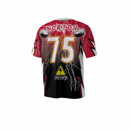 Custom Sublimated High Tension Softball Jersey Back