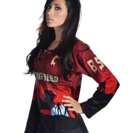 Skating Dead Female Cut Jersey Side