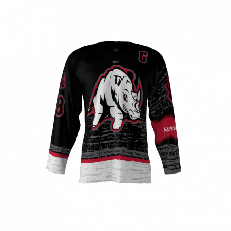 Albino Rhinos Custom Roller Hockey Jersey