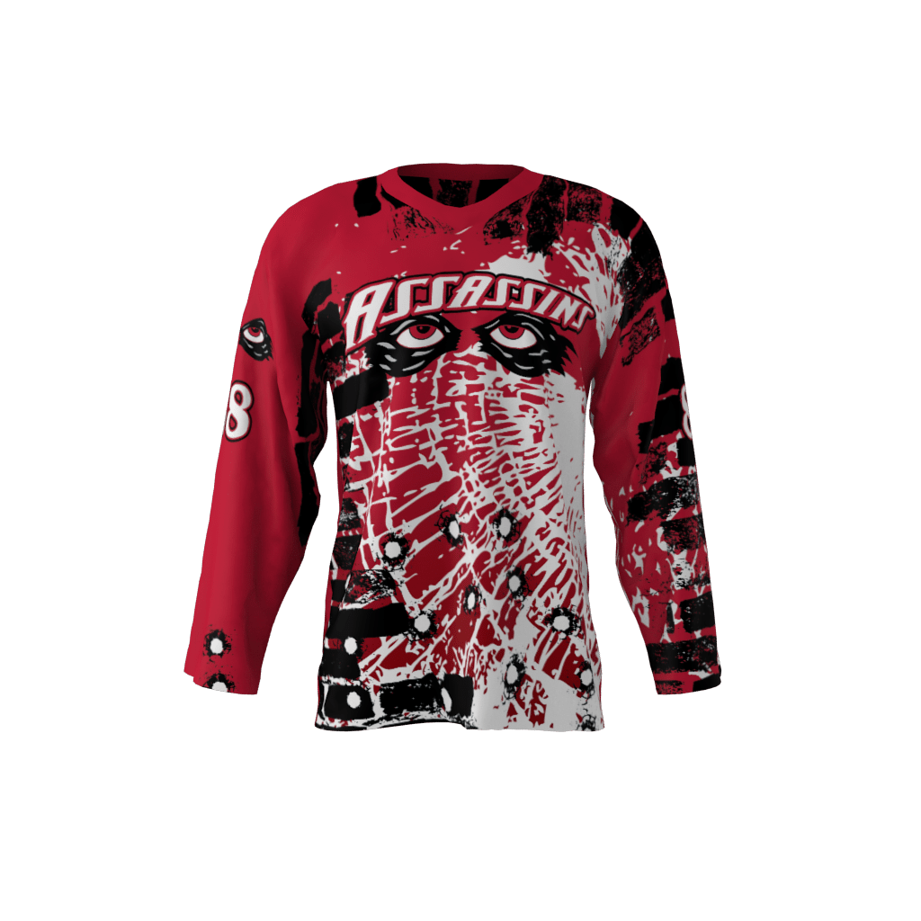 Phenix Bold Sublimated Hockey Jerseys Bold Red Black