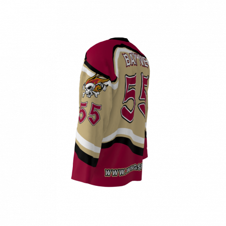 Wings Plus Hot Shots Custom Ice Hockey Jersey