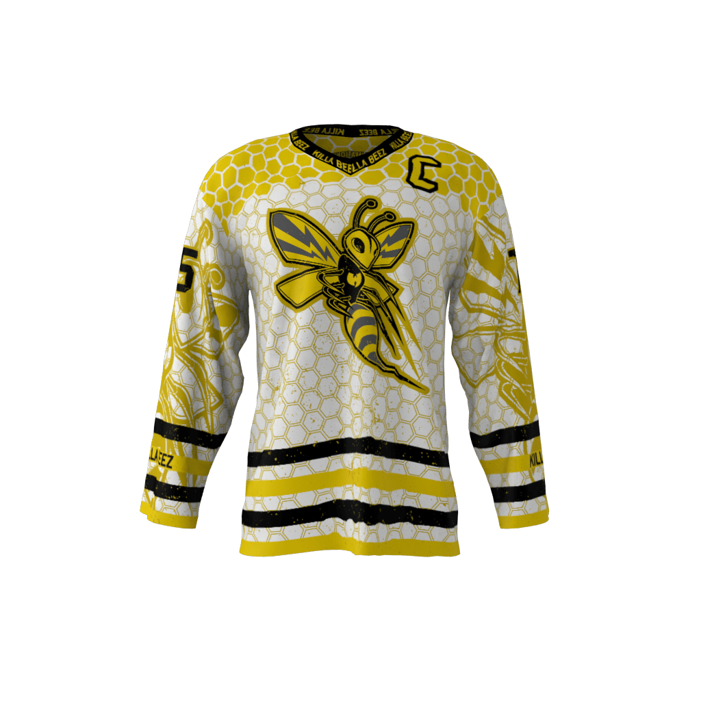 Killer Bees White Jersey – Sublimation 