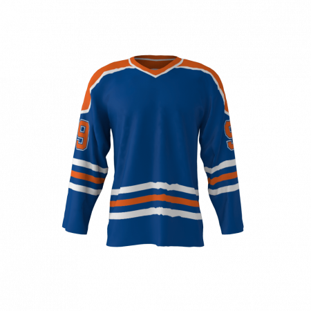 Edmonton 1982 Blue Ice Hockey Jersey