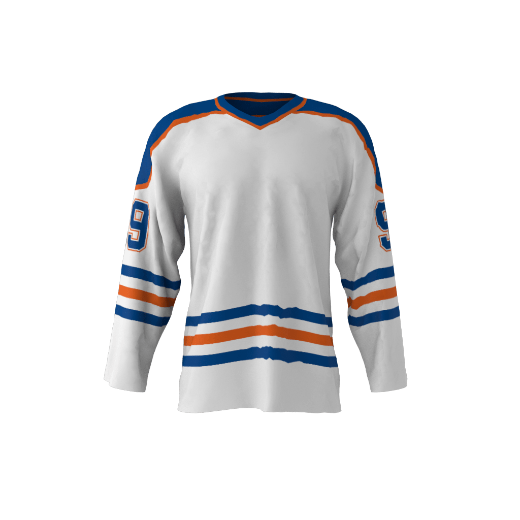 Vintage 1982 Edmonton Oilers White CCM 550 Jersey - Hockey Jersey