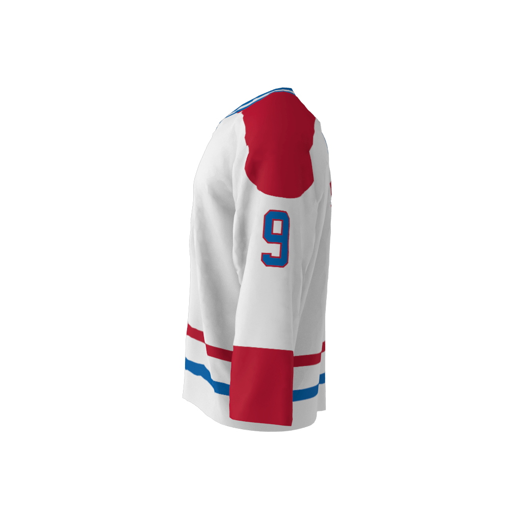 Quebec Nordiques 1992 Sublimated Hockey Uniforms | YoungSpeeds Home