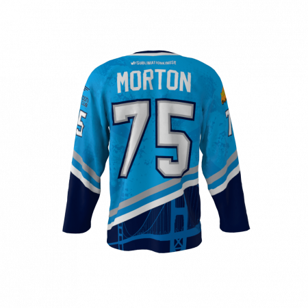 Rippers Blue Custom Hockey Jersey