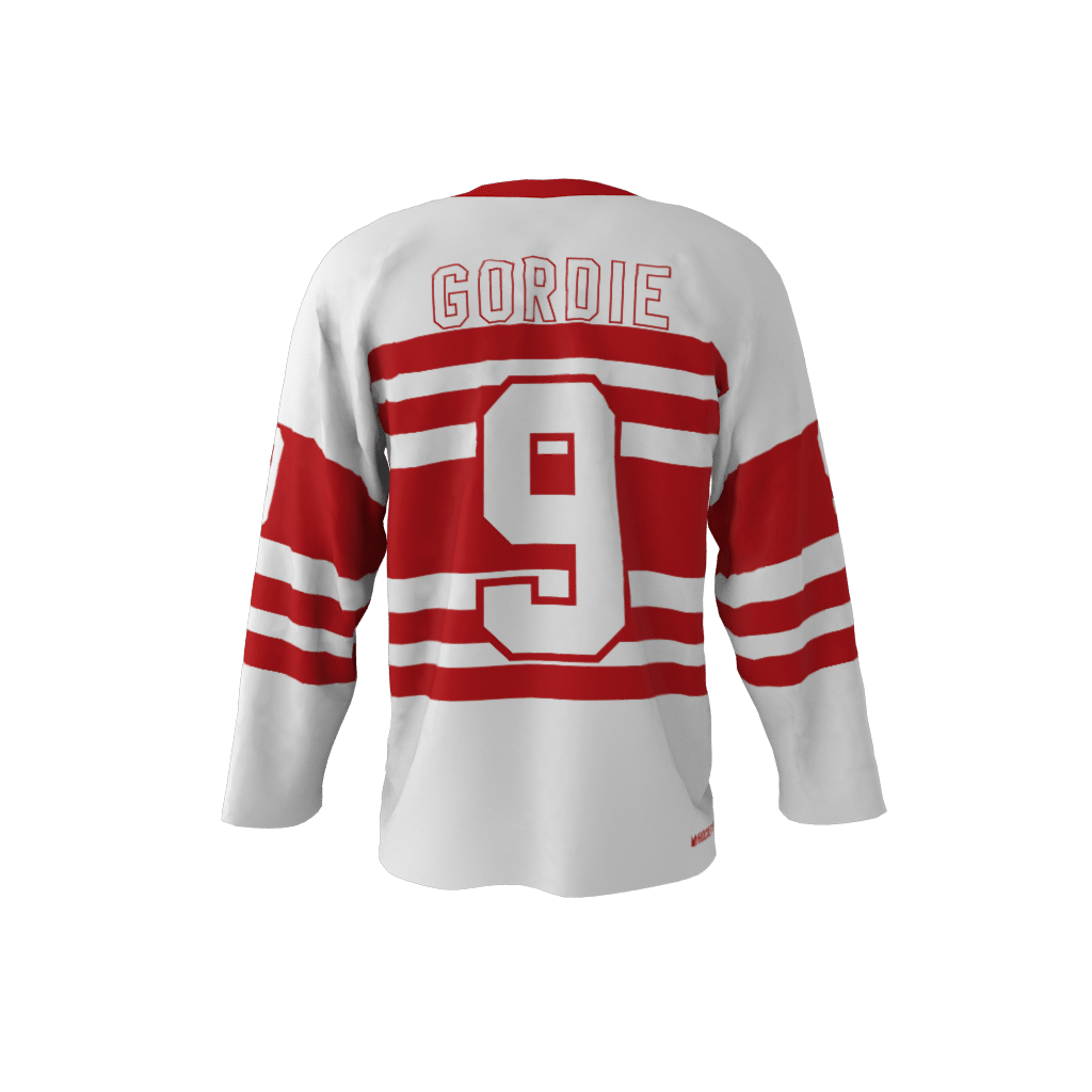 red wings striped jersey