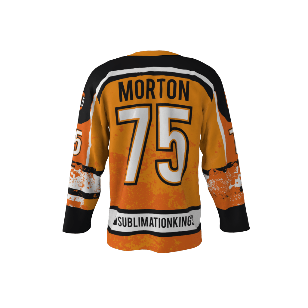 District 5 Orange Hockey Jersey