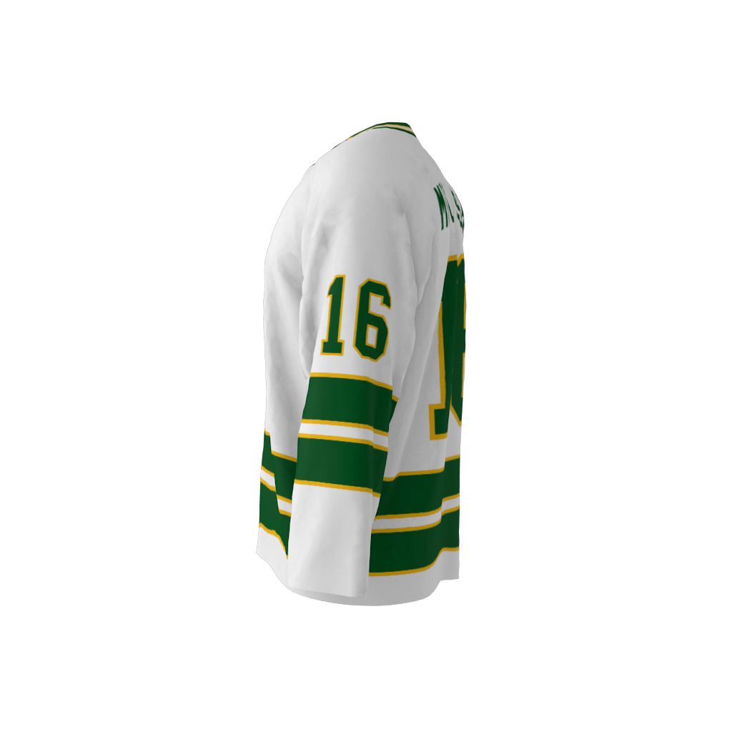 USED WHITE MEMPHIS RIVERKINGS HOCKEY JERSEY C.H.L. SIZE 58