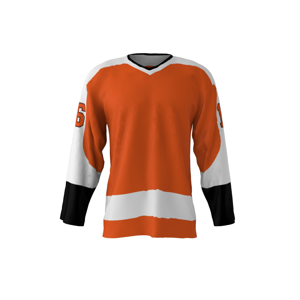Jagr Bombs Orange Hockey Jersey