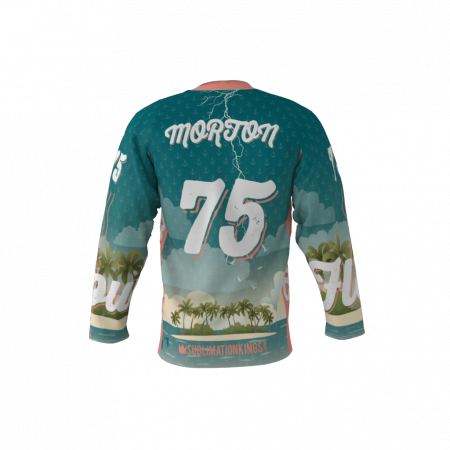 Florida Flow Dark Custom Dye Sublimated Roller Hockey Jersey