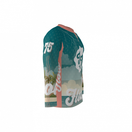 Florida Flow Dark Custom Dye Sublimated Roller Hockey Jersey