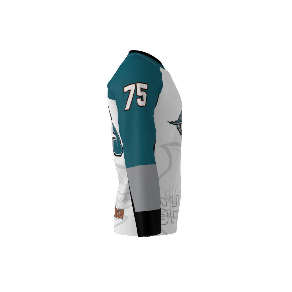 Sharks Custom Dye Sublimated Hockey Jersey | Sublimation Kings