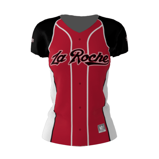 La Roche Redhawks Red Softball Jersey 