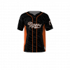 Tigers Custom Dye Sublimated Full Button Baseball Jersey