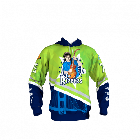 The Rippers Custom Dye Sublimated Hoodie
