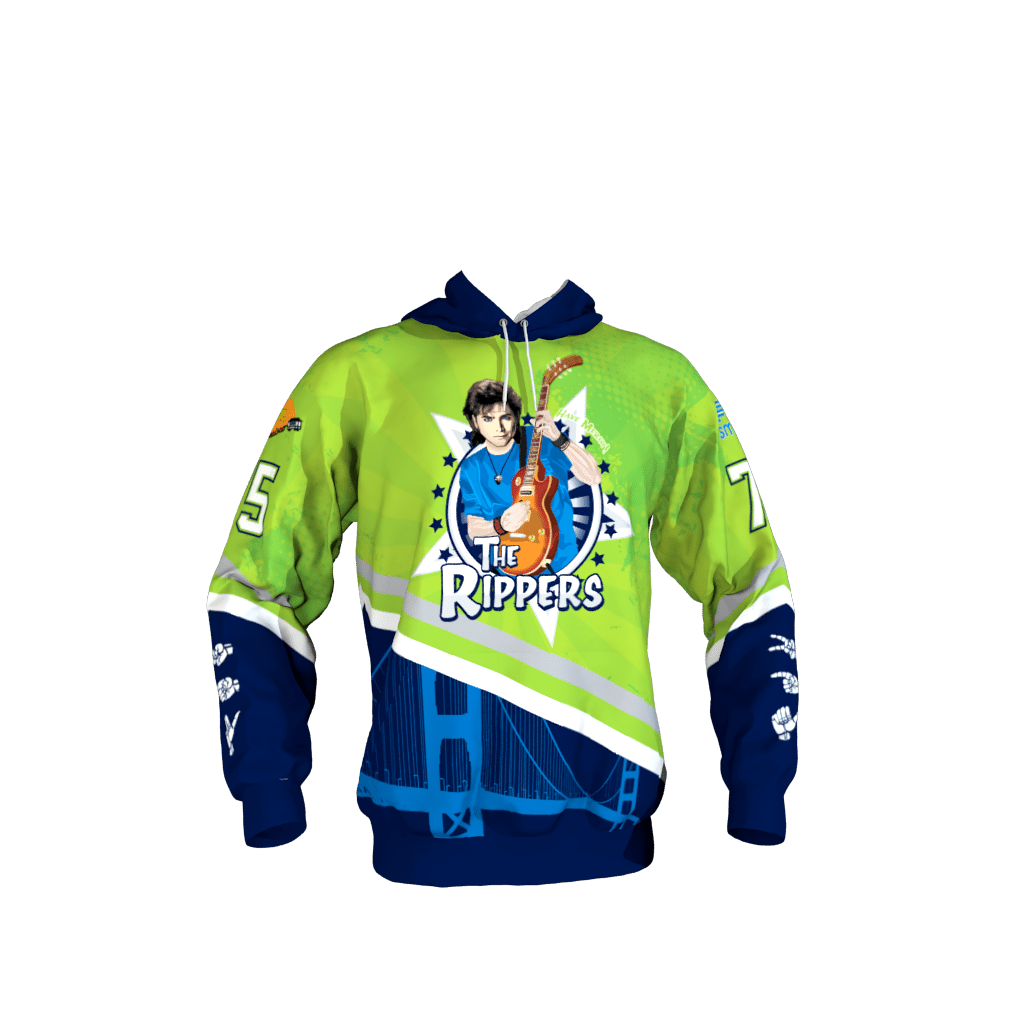 The Rippers Blue Hockey Jersey