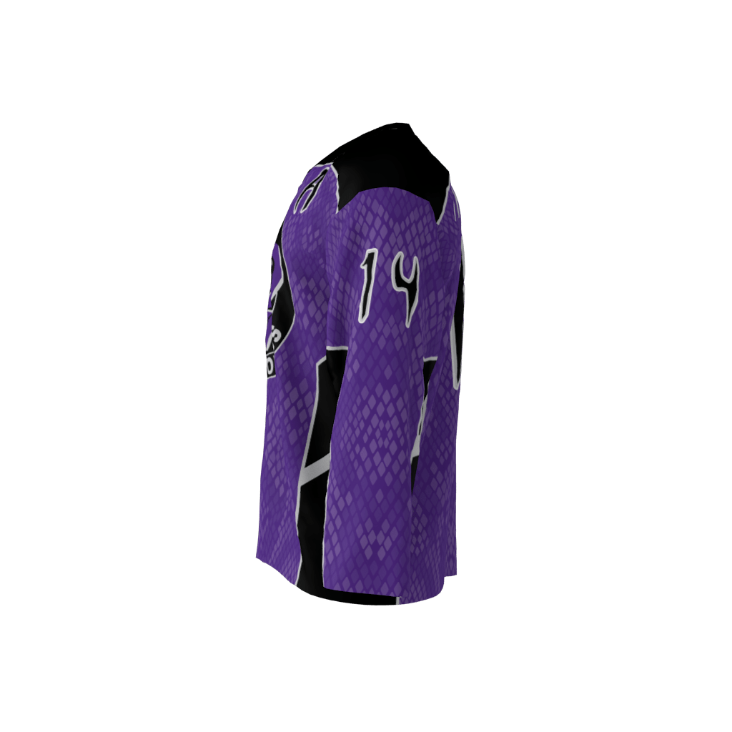 Cheap Custom Gold Purple-Gray Hockey Jersey Free Shipping – CustomJerseysPro