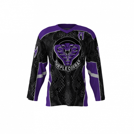 Purple Cobras Custom Dye Sublimated Roller Hockey Jersey