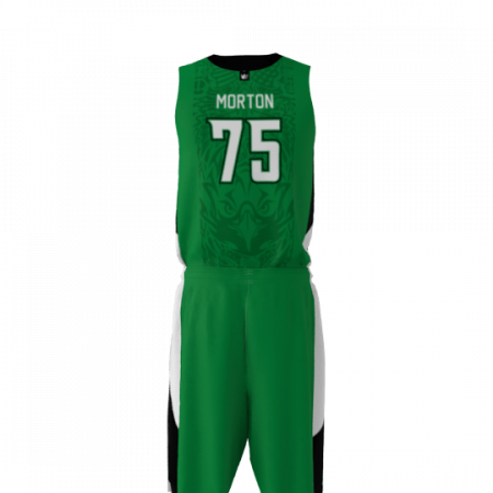 Eagles Custom Dye Sublimated Basketball Uniform
