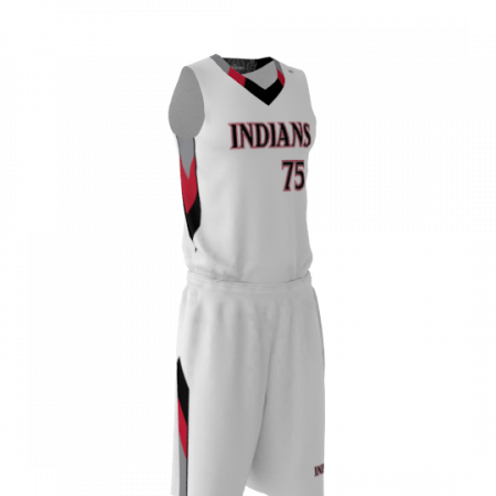 Indians Custom Dye Sublimated Basketball Uniform