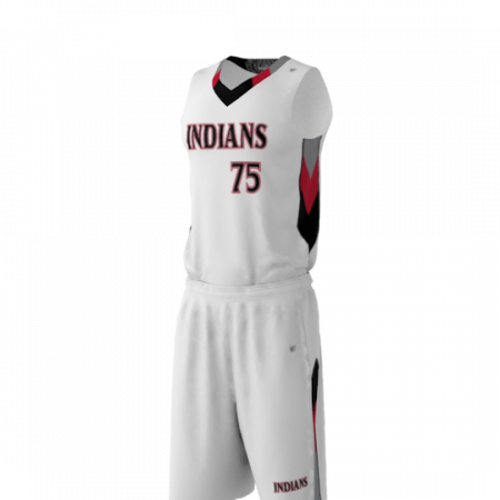 Indians Custom Dye Sublimated Basketball Uniform