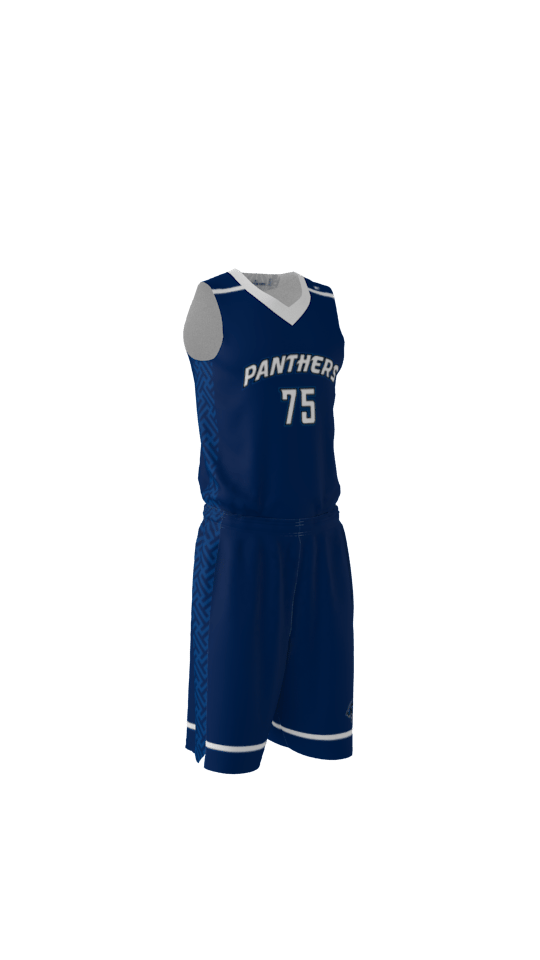 blue jersey basketball uniform