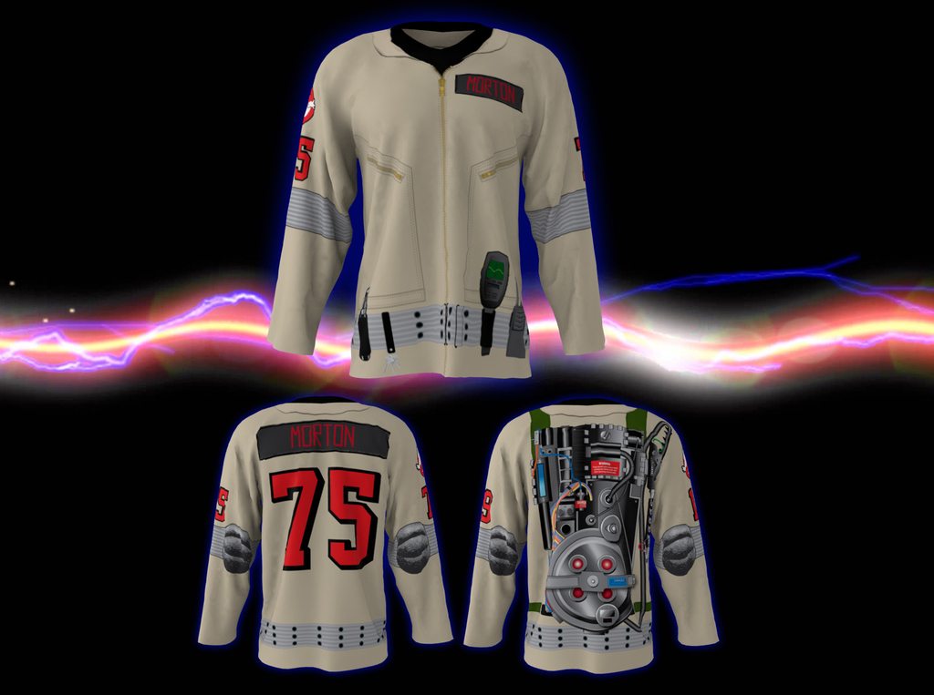ghostbusters hockey jersey