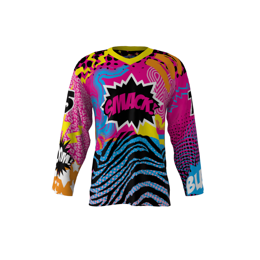 Pink Panthers Custom Dye Sublimated Hockey Jersey