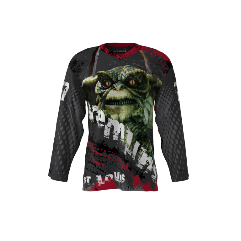 Gremlins dye sublimated custom hockey jersey. You can customize with