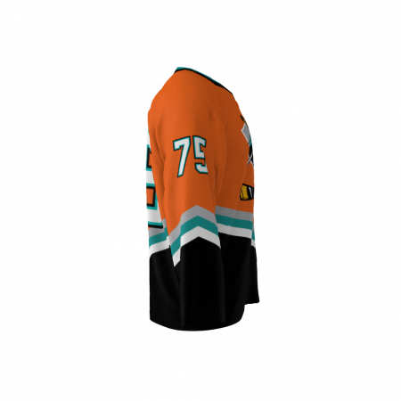 Jersey Ninja - Miami Dolphins Black Hockey Jersey