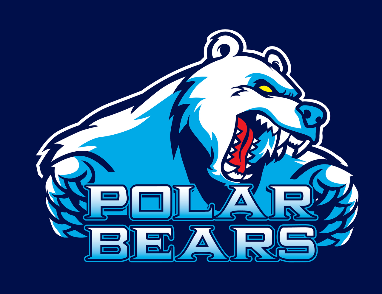 Polar Bears Softball Jersey | Sublimation Kings