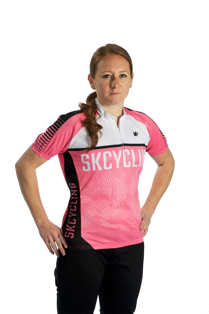 Special Red Pink Bike Jersey Design Made In The Online 3d Configurator At Owayo Com Very Geometric And Modern Bike Jersey Design Cycling Outfit Jersey Design