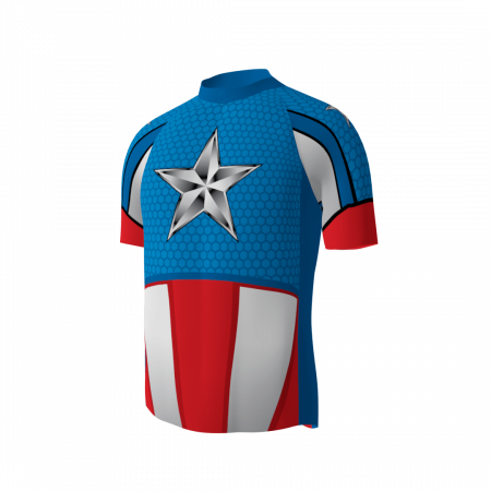 American Captain Custom Dye Sublimated Cycling Jersey