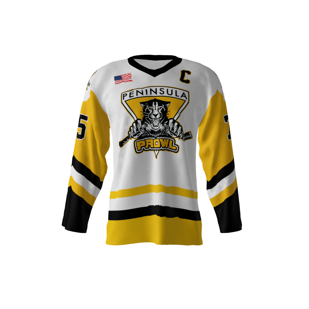 Prowl White Jersey – Sublimation Kings