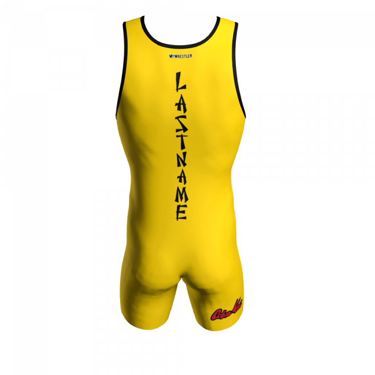 Cobra Kai Gold Wrestling Singlet | Sublimation Kings