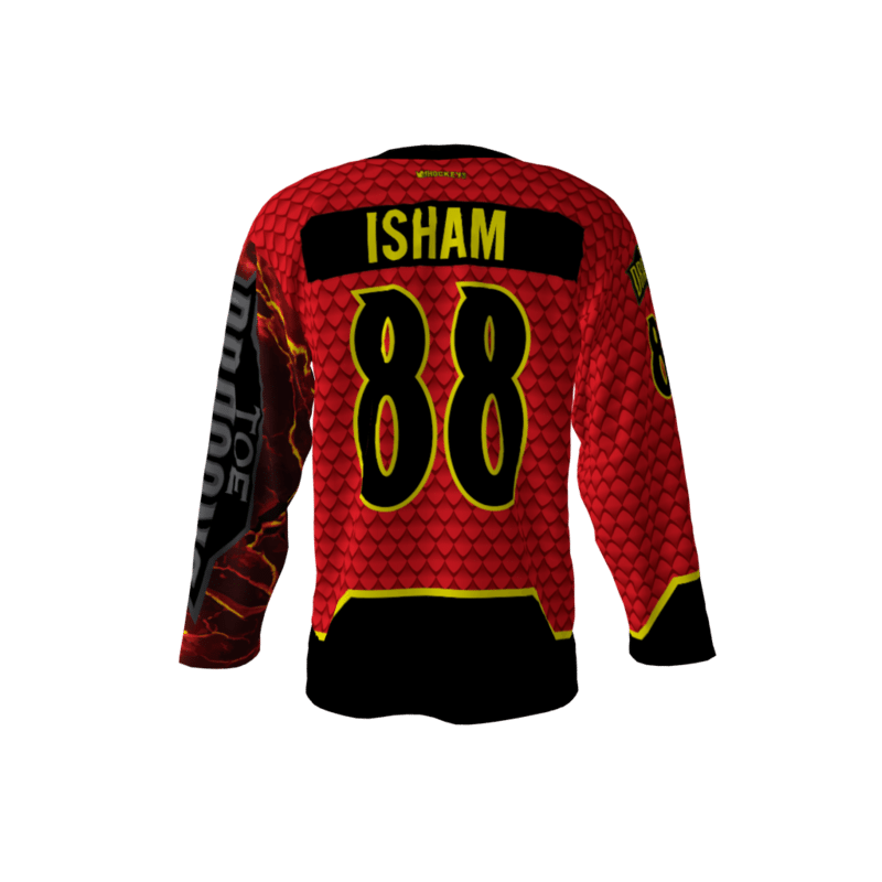 Toe Dragons Custom Dye Sublimated Hockey Jersey | Sublimation Kings