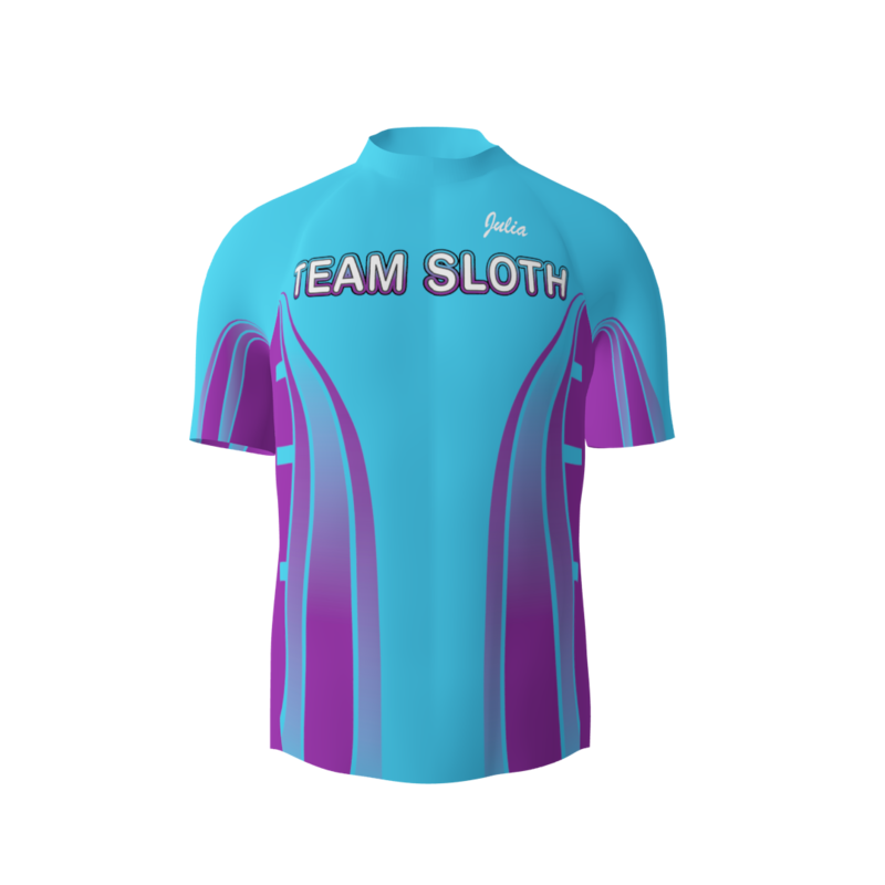 sloth cycling team jersey