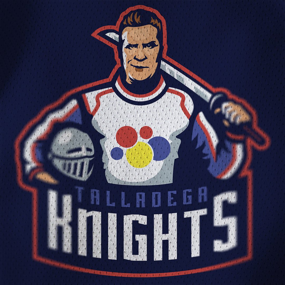 Talladega Knights Blue Hockey Jersey