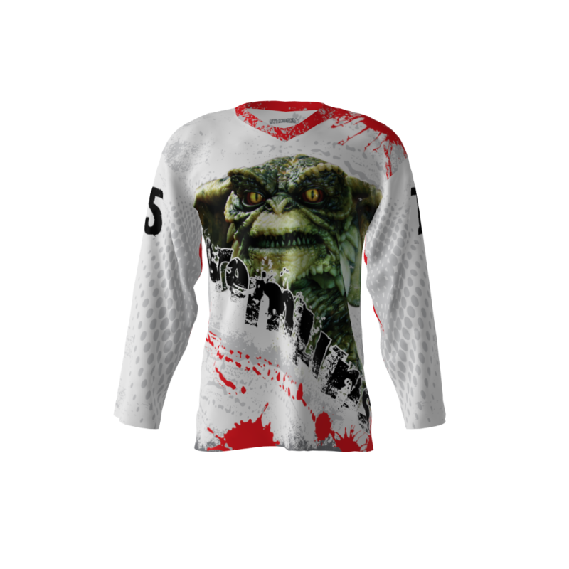 Gremlins dye sublimated custom hockey jersey. You can customize with