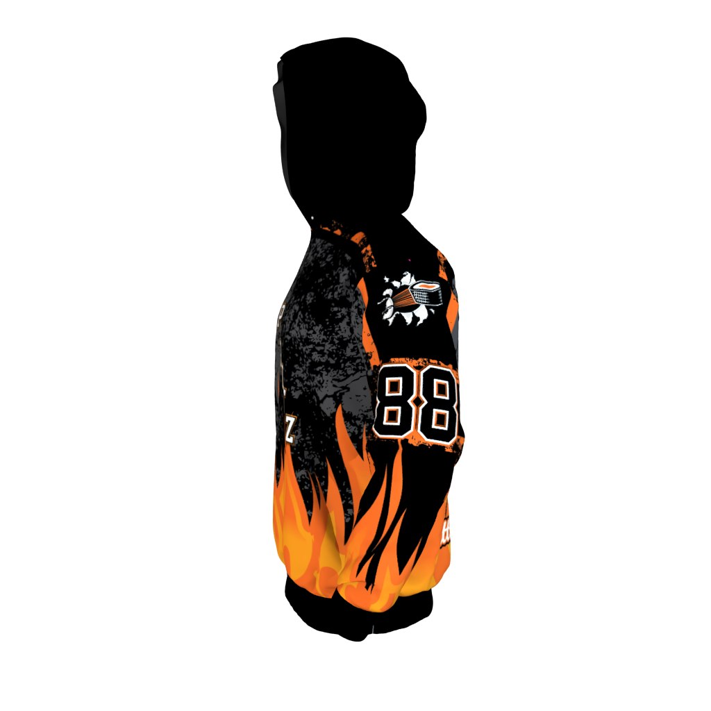 Slapshotz Flames Hoodie - Image 2